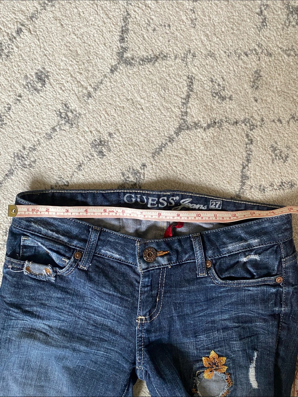 Vintage Guess Dark/Medium wash Denim Jeans - Picture 11 of 11